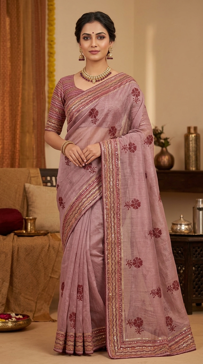 Traditional Touch Cotton Saree